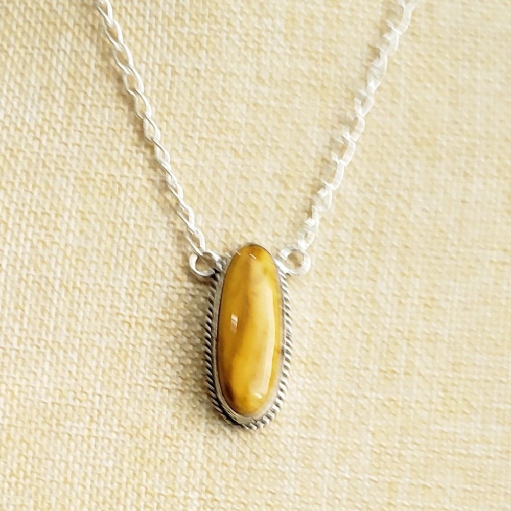 Mookaite necklace, 925 silver mookaite gemstone pendant necklace
